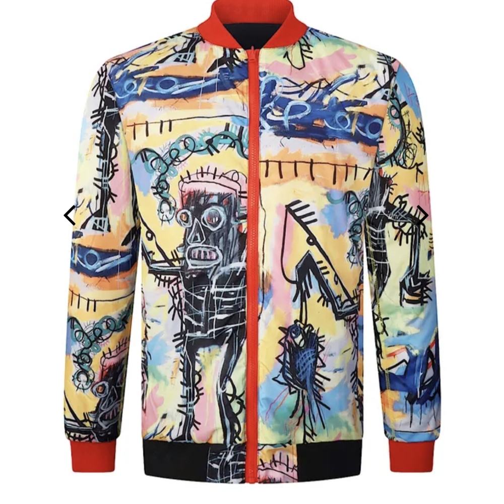 Reason Basquiat reversible jacket